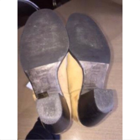 COPY - ACNE Beige Suede Leather Pistol Boots SZ 38 - Picture 7 of 7